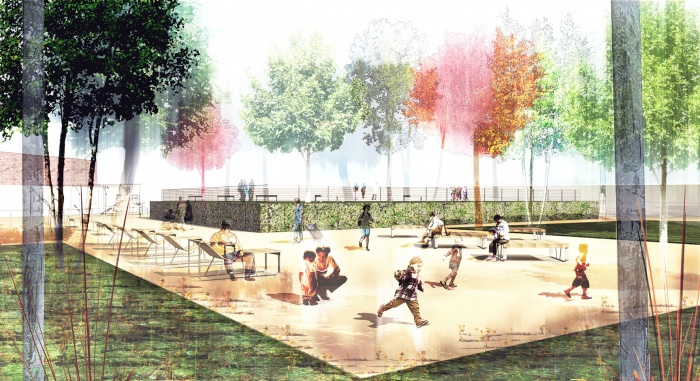 Espaces extérieurs de la Cité République