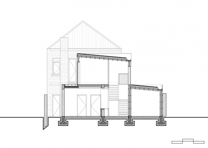 MAISON DE MAITRE A ASCQ - LE TETRIS : Coupe sur projet