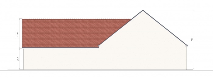 Logement individuel BBC : Fa�ade Nord
