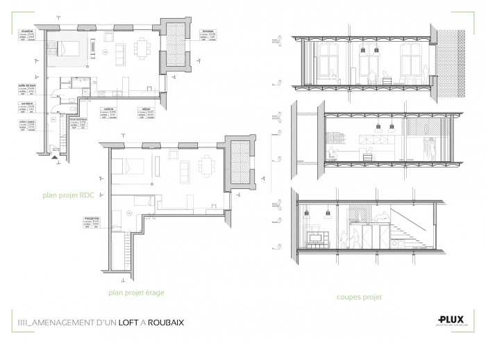 Aménagement d'un loft à ROUBAIX (59100) : architecte lille plux aménagement intérieur loft studio appartement loft maison design décoration
