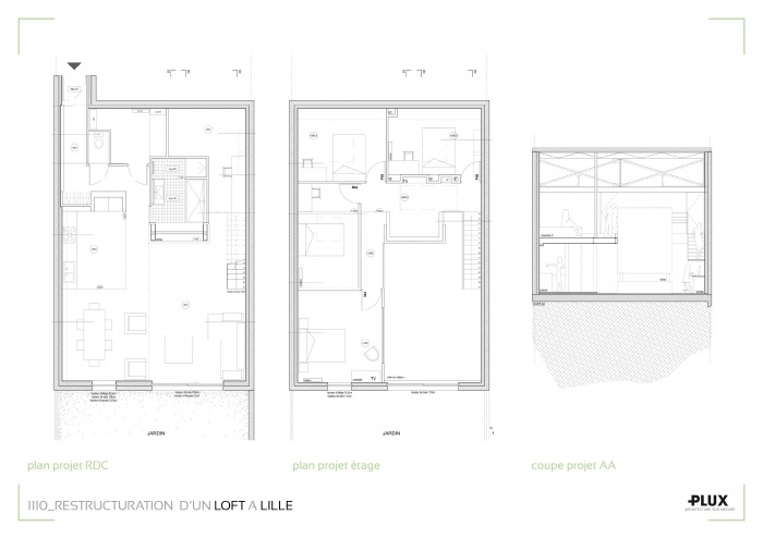 Aménagement d'un loft à LILLE (59000) : architecte lille plux aménagement intérieur loft studio appartement loft maison design décoration