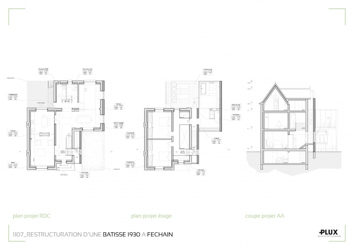Restructuration et extension d'une maison à DOUAI (59500) : architecte lille plux aménagement intérieur loft studio appartement loft maison design décoration