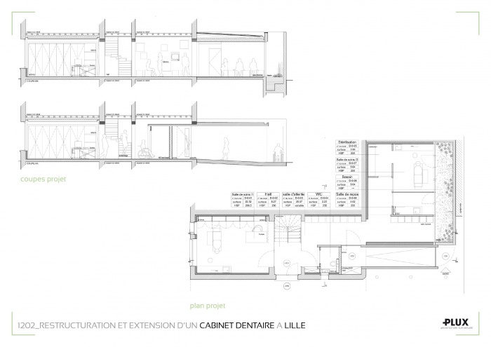 Restructuration et extension d'un cabinet médical à LILLE (59000) : architecte lille plux aménagement intérieur loft studio appartement loft maison design décoration