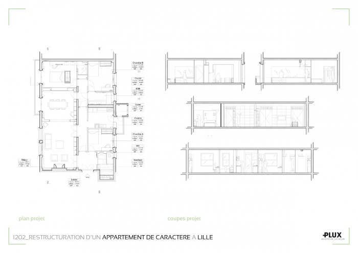 Aménagment d'un appartement de caractère à LILLE (59000) : architecte lille plux aménagement intérieur loft studio appartement loft maison design décoration