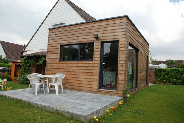 Extension bois d'une maison  Mouvaux