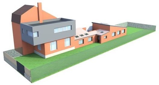 Surlvation d'une maison individuelle  Lambersart : infographie