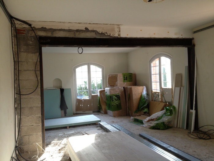 Réaménagement intérieur et décoration d'une maison à Wambrechies : chantier