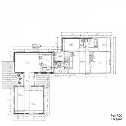 Restructuration d'une fermette