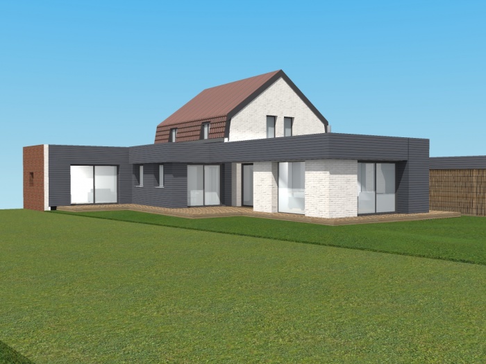 Rénovation et extension d'une maison à Willems