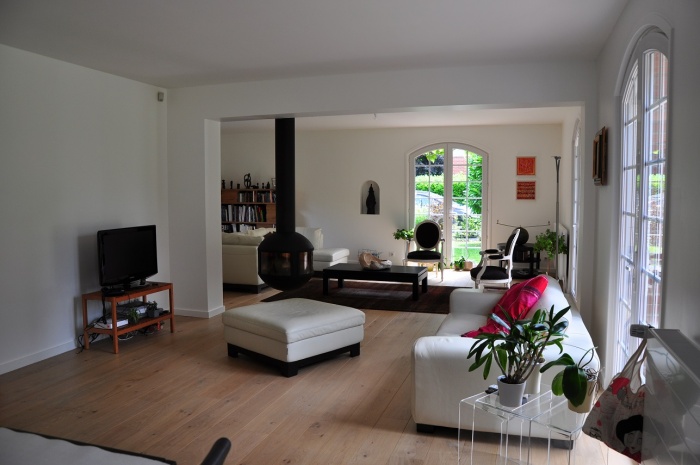 Réaménagement intérieur et décoration d'une maison à Wambrechies : séjour