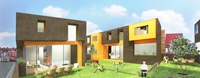 Maisons de ville : l'tage des jardins